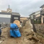 桑名市佛眼院　永代供養墓工事　⑨無縁塚解体